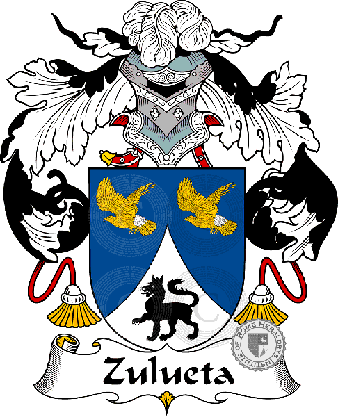 Coat of arms of family Zulueta