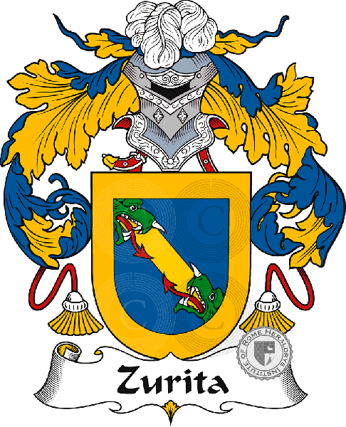 Coat of arms of family Zurita