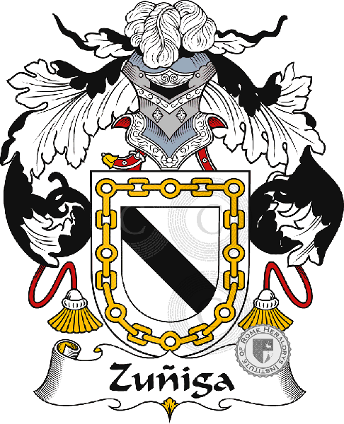Coat of arms of family Zuñiga
