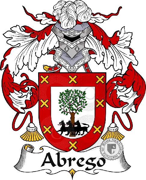 Coat of arms of family Abrego