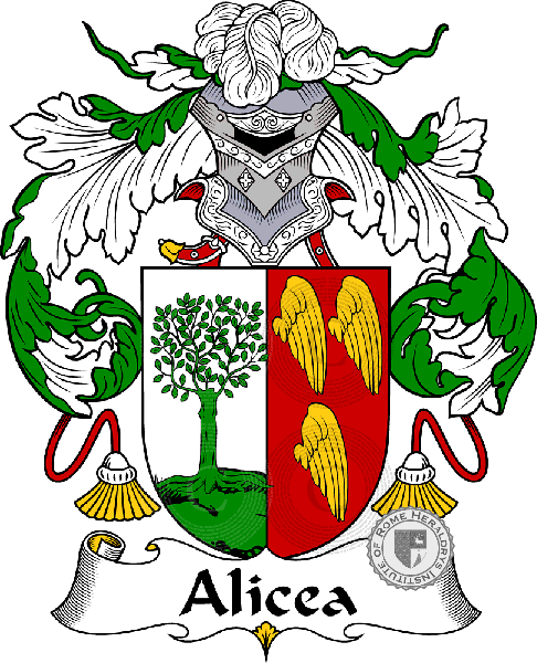Wappen der Familie Alicea