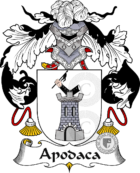 Coat of arms of family Apodaca