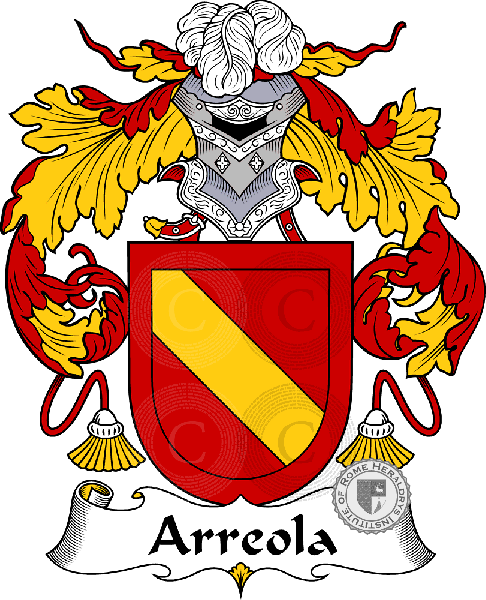 Escudo de la familia Arreola