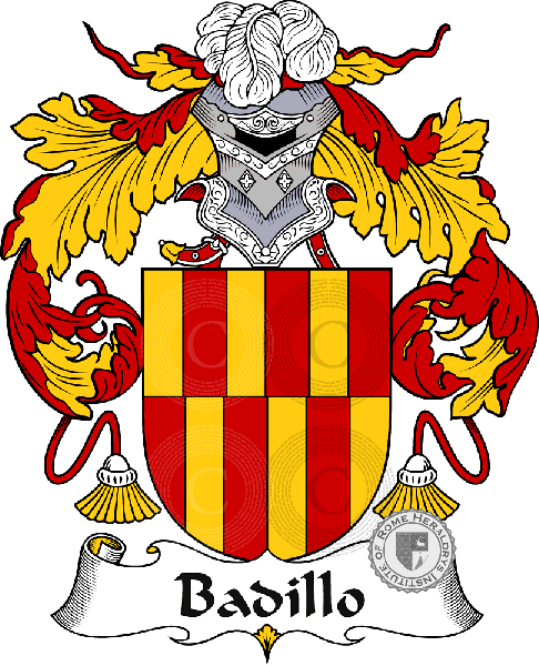 Coat of arms of family Badillo