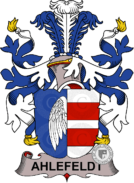 Coat of arms of family Ahlefeldt