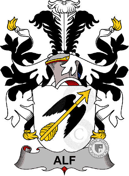 Coat of arms of family Alf