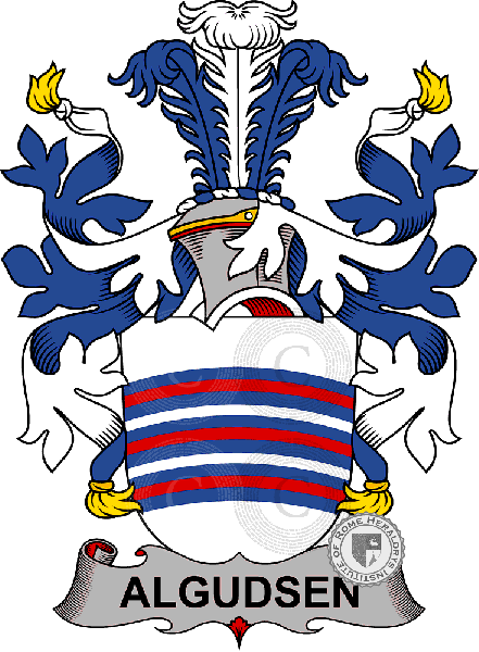 Escudo de la familia Algudsen