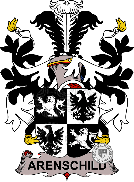 Coat of arms of family Arenschild