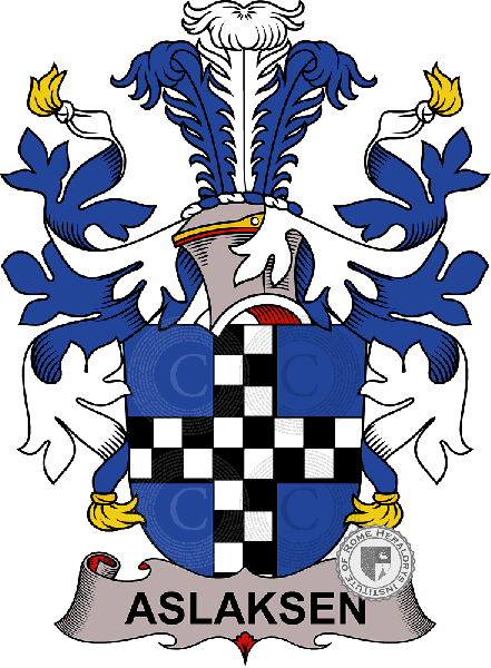 Escudo de la familia Aslaksen