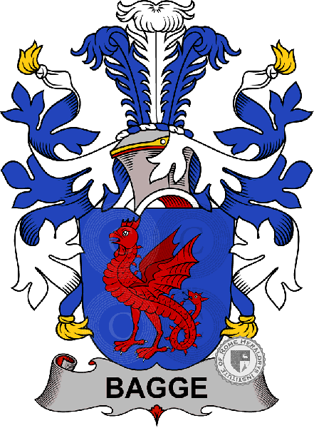 Coat of arms of family Bagge