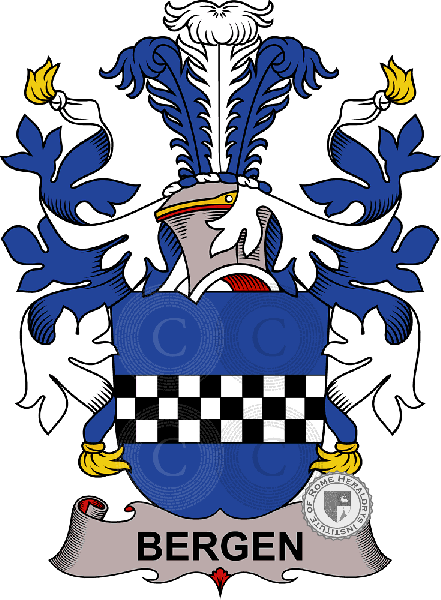 Coat of arms of family Bergen