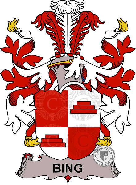 Coat of arms of family Bing