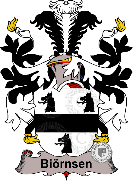 Coat of arms of family Biörnsen
