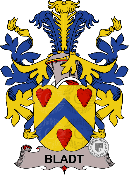 Wappen der Familie Bladt