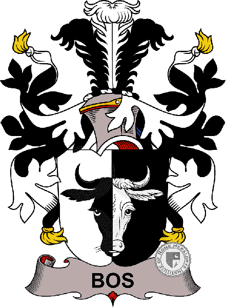 Coat of arms of family Bos