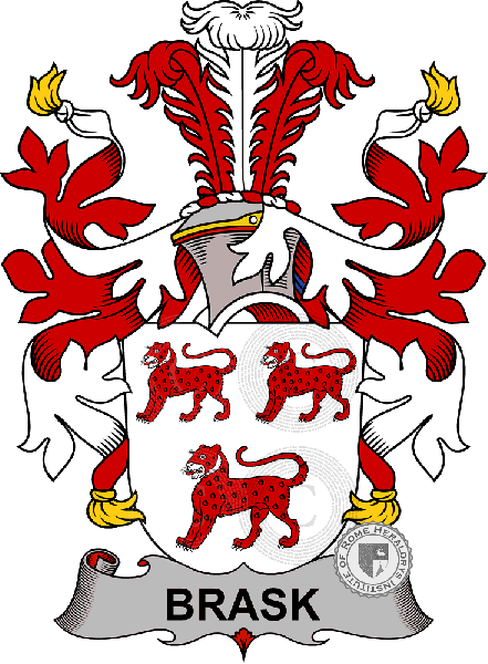 Coat of arms of family Brask