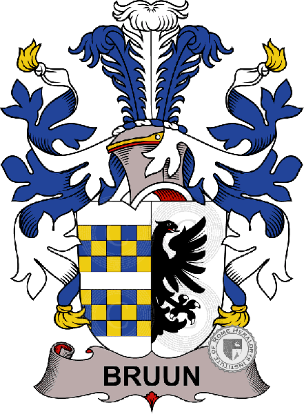 Coat of arms of family Bruun