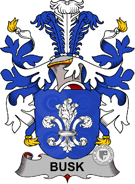 Coat of arms of family Busk