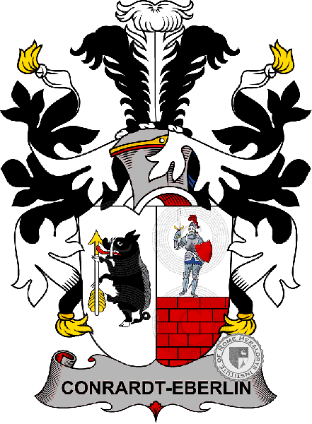 Wappen der Familie Conrardt-Eberlin