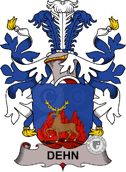 Escudo de la familia Dehn (Rotfelser)