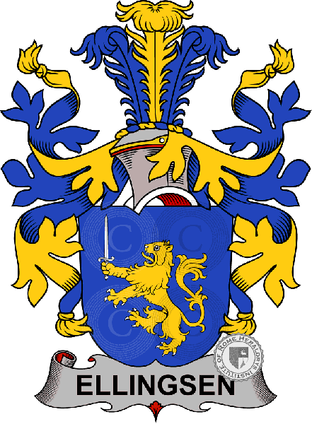 Coat of arms of family Ellingsen