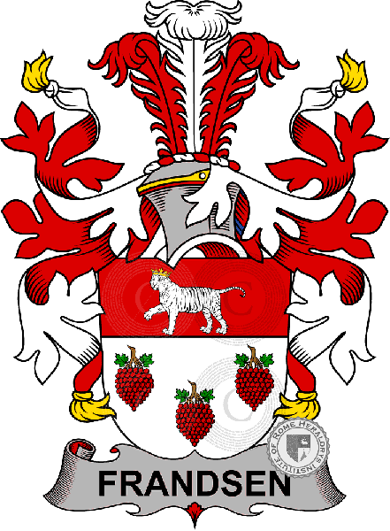 Coat of arms of family Frandsen or Frantzen