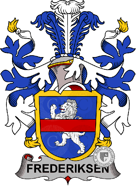 Coat of arms of family Frederiksen or Lövenfeld