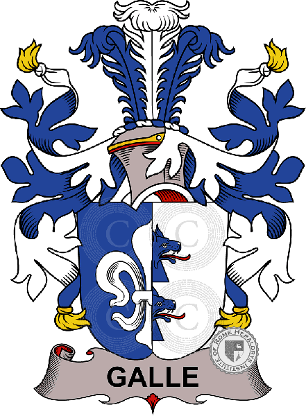 Coat of arms of family Galle