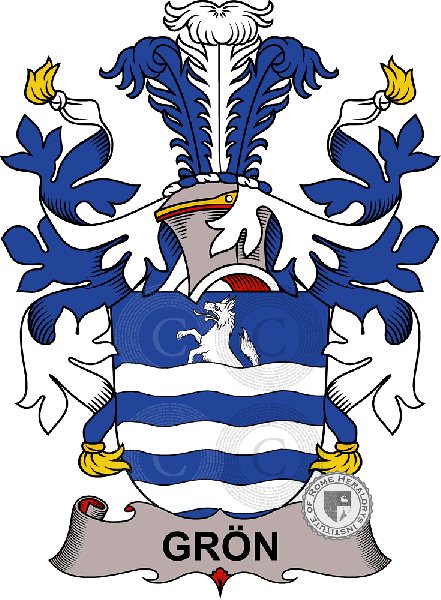 Coat of arms of family Grön
