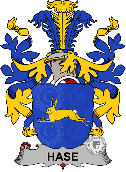 Coat of arms of family Hase