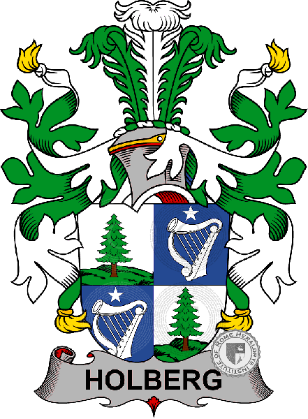 Coat of arms of family Holberg