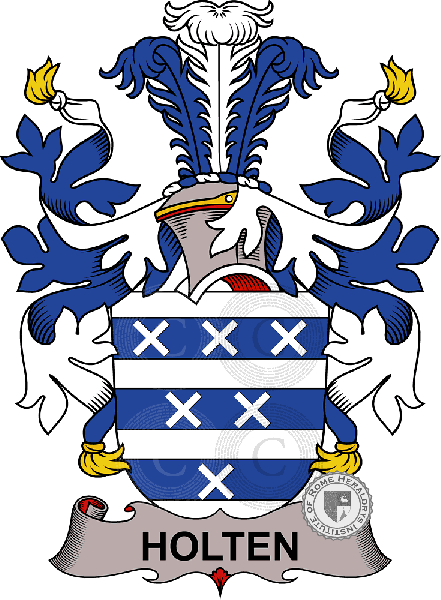 Coat of arms of family Holten