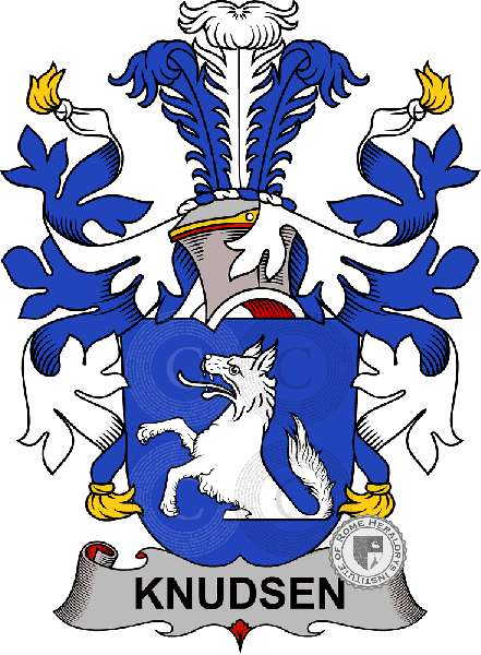Coat of arms of family Knudsen