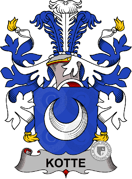 Coat of arms of family Kotte