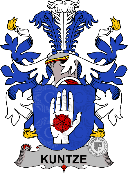 Coat of arms of family Kuntze