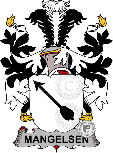 Escudo de la familia Mangelsen