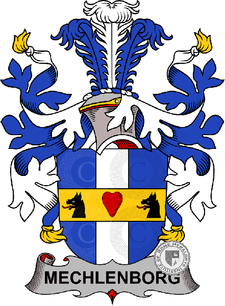 Escudo de la familia Mechlenborg
