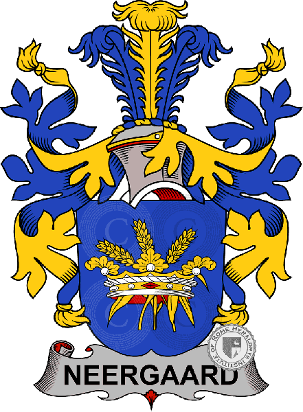 Coat of arms of family Neergaard or Norgaard