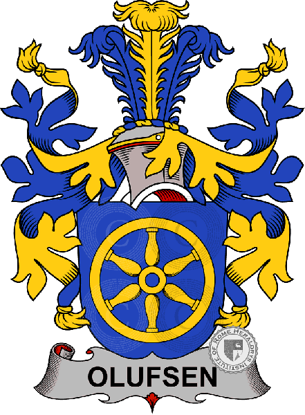 Coat of arms of family Olufsen