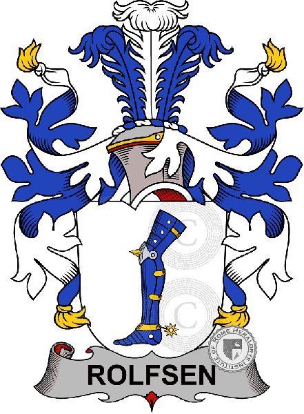 Coat of arms of family Rolfsen