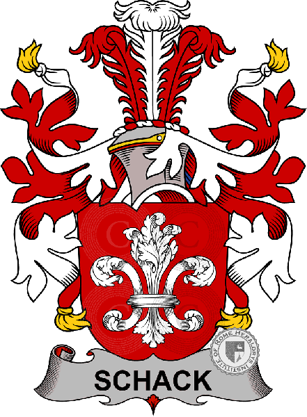 Coat of arms of family Schack