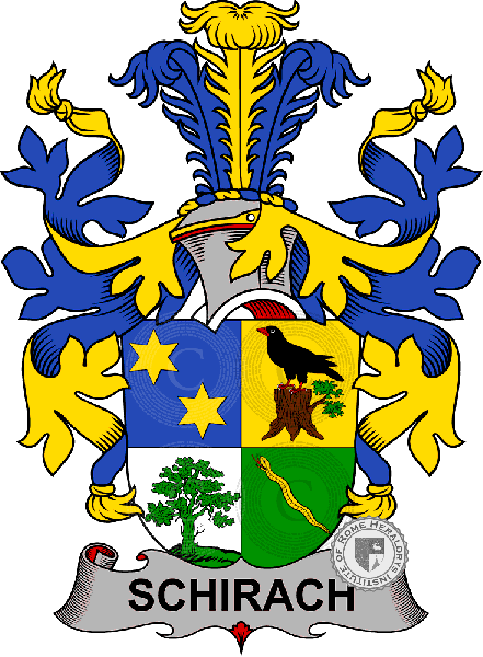 Coat of arms of family Schirach