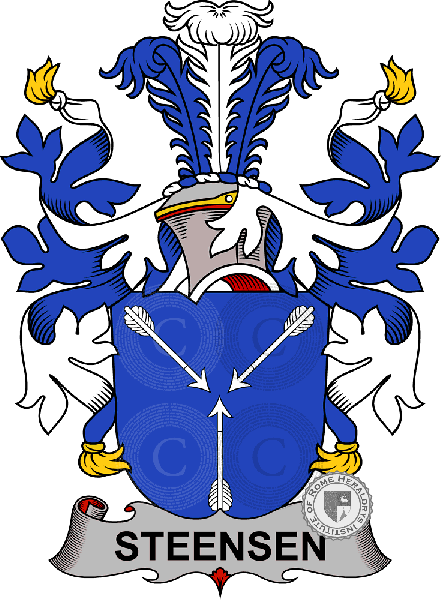 Coat of arms of family Steensen