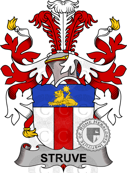 Coat of arms of family Struve or Lövenstierne