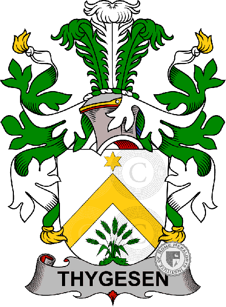Wappen der Familie Thygesen