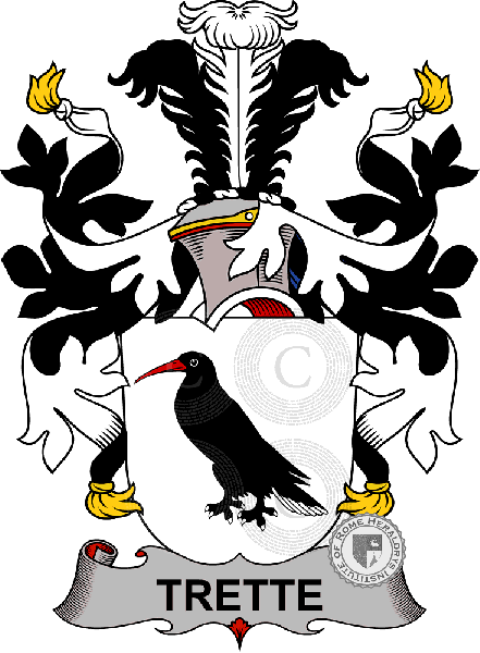 Coat of arms of family Trette