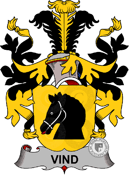 Coat of arms of family Vind or Wind