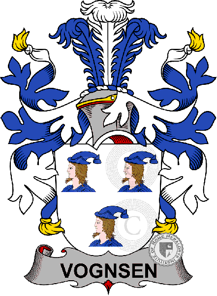 Coat of arms of family Vognsen