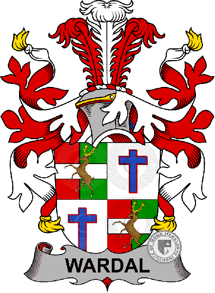 Coat of arms of family Wardal