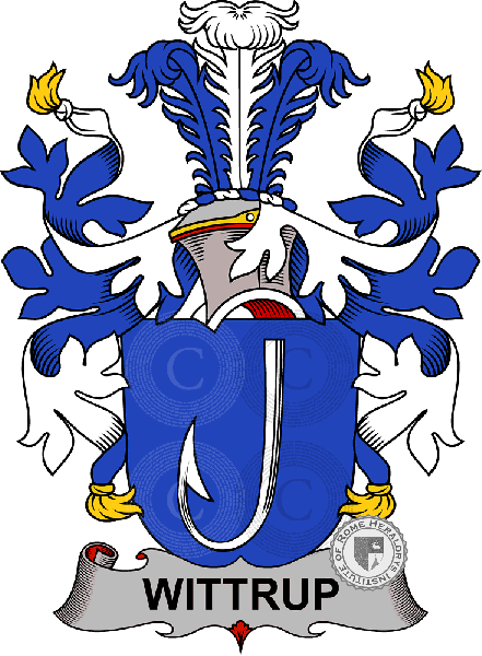 Wappen der Familie Wittrup OR Wittrop